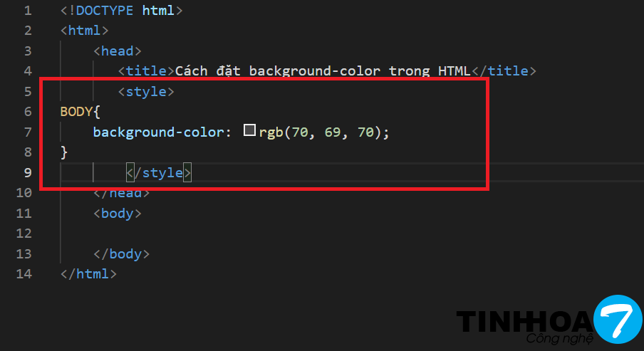 HTML 5 Tutorial Set or Change HTML Background Color